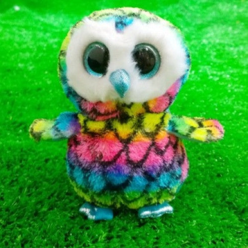 Colorful  Big Eyes Owl Plush Toy